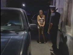KiloGirls presents: Police officer gets a blowjob from skinny girl