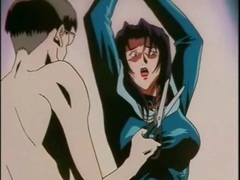 KiloGirls presents: He makes hentai girl hurt in a bdsm video