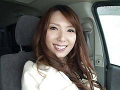 KiloGirls presents: Yui hatano deepthroats cock in car (uncensored jav)