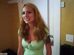 KiloGirls presents: Big boob amateur on casting couch fucked pov