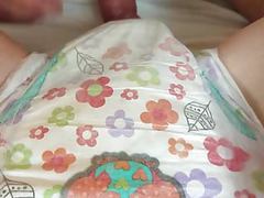 KiloGirls presents: Boy and girl in wet goodnites diapers plat with a dildo sex
