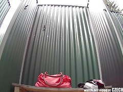 KiloGirls presents: Amazing young girl shower voyeur
