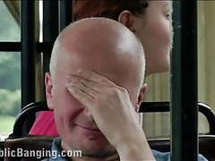 KiloGirls presents: Public sex in a city bus