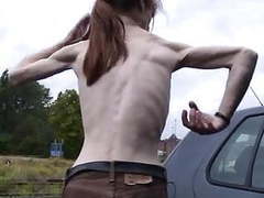 KiloGirls presents: A skinny mature woman with small empty saggy tits