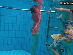 KiloGirls presents: Bubarek and birtakik enjoy eachother in the pool