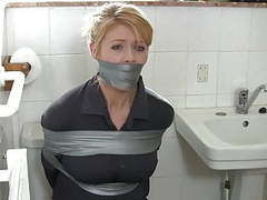 KiloGirls presents: Blonde housewife in bathroom