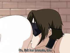 KiloGirls presents: Femdom mistress fatally blowjobs then dominates two slaves