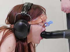 KiloGirls presents: Audrey holiday machine face fucking