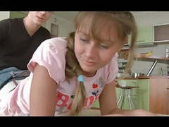 KiloGirls presents: Two fingers deep in her squirting minge