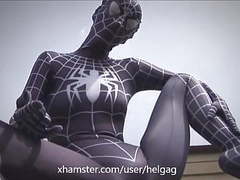KiloGirls presents: Real spider-woman super flexible - by helga