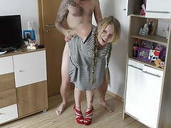 KiloGirls presents: Shy teen girl with huge boobs gets fucked hard