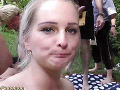 KiloGirls presents: Outdoor oktoberfest fuck orgy
