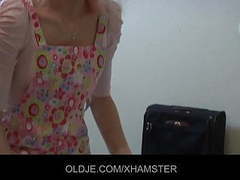 KiloGirls presents: Old pervert man gets ridden by a young hotel maid