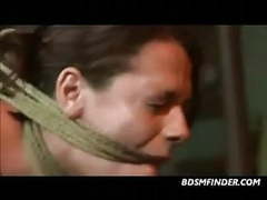 KiloGirls presents: Tied whipped and toyed bondage