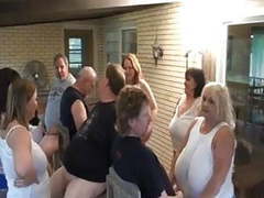 KiloGirls presents: Mature bbw sluts sucking cock in group fun