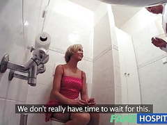 KiloGirls presents: Fakehospital slim blonde gets creampied after fucking