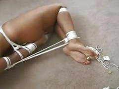 KiloGirls presents: Robbed and left nude and hogtied