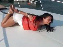 KiloGirls presents: Hogtied on a boat