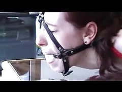 KiloGirls presents: Hogtied on table and harness