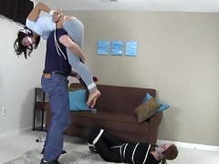 KiloGirls presents: Angry girls hogtied gagtalk