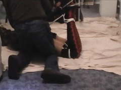 KiloGirls presents: Kathy hogtied and struggling