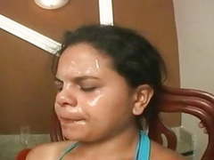 KiloGirls presents: Stupid slave eats spit, snot and ass of 4 girls