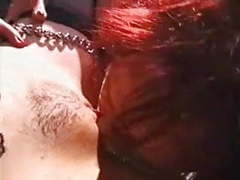 KiloGirls presents: Mature lesbian slave for my pervert wife. home made