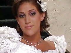 KiloGirls presents: Bride & a hottie share a big cock