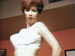 KiloGirls presents: Vintage huge tits lingerie striptease