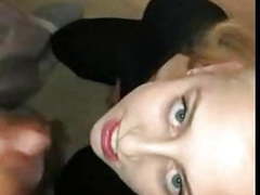 KiloGirls presents: Pretty face blonde swallows bbc load