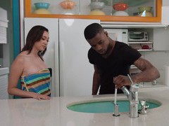 KiloGirls presents: Madi laine enjoys during rough interracial mmf threesome
