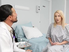 KiloGirls presents: Incredible anal exam for gorgeous blonde patient madison summers