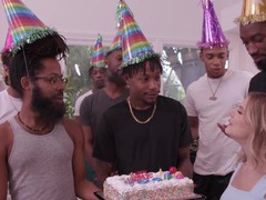 KiloGirls presents: Interracial gangbang with a horny darling - coco lovelock