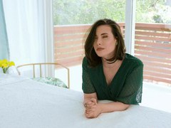 KiloGirls presents: Brunette casey calvert with shaved pussy & natural tits gets fucked