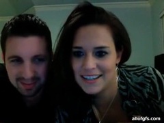 KiloGirls presents: Webcam couple kissing and having oral sex