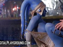 KiloGirls presents: Aria alexander does a test on alessa savage & when she passes eva lovia celebrates by doing an orgy - digitalplayground