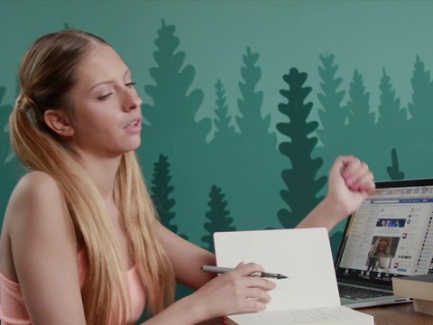 KiloGirls presents: Rebecca gets caught watching her boyfriend