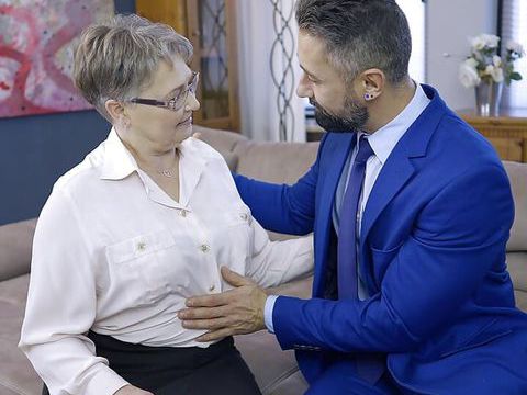 KiloGirls presents: Gigolo fucks sexually unsatisfied granny