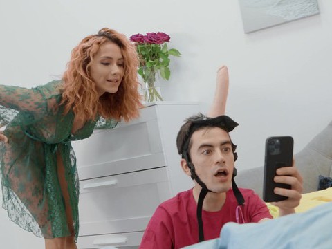KiloGirls presents: Redhead veronica leal moans while being penetrated by her man