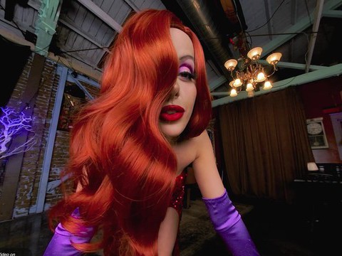 KiloGirls presents: Pov cosplay porn with jessica rabbit in hd porn