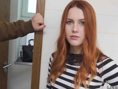 KiloGirls presents: Redhead hottie charlie red gives a blowjob and gets fucked hard