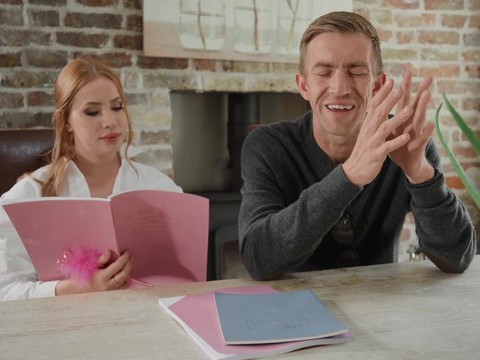 KiloGirls presents: Naughty redhead kiara lord bends over to be fucked on the table