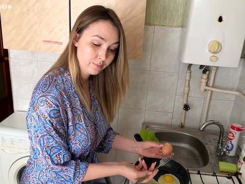 KiloGirls presents: To the surprise of the stepson, the stepmom's pussy turned out to be as narrow as the sex doll's pussy