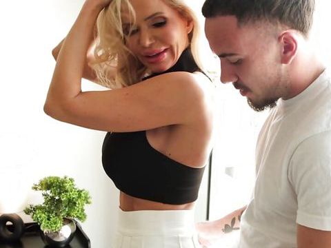 KiloGirls presents: 50-year-old victoria zdrok gets a creampie from her son's