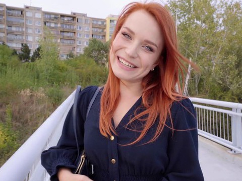 KiloGirls presents: Redhead clemence audiard enjoys while sucking a dick - pov