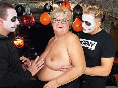 KiloGirls presents: Bbw mature rough fucked on halloween