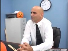 KiloGirls presents: Horny little lola banks blows her teacher cock in class