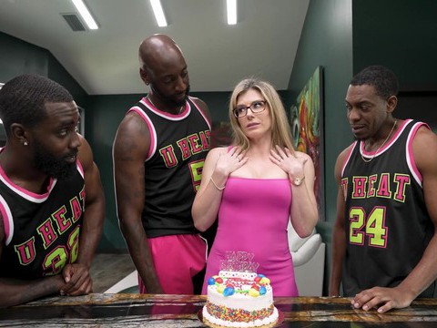 KiloGirls presents: Interracial gangbang with a horny blonde babe - cory chase