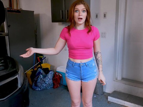 KiloGirls presents: Redhead katerina deville with hot ass sucking a dick - hd