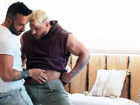 KiloGirls presents: Men - eager johnny viper gets a mouthful of cum after william seed fucks his ass in doggystyle
